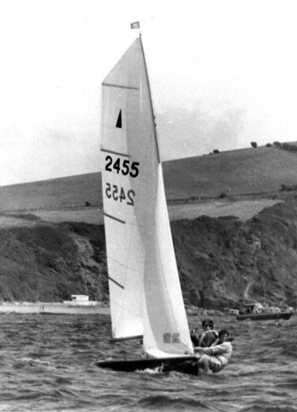 MR2455 Hornblower, sailed by Don Hearn and Pete Siddall, Plymouth, 1971